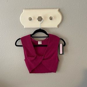 Wild fable magenta crop top